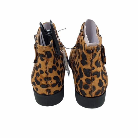 (SH-274) Time And Tru Leopard Print Boots Size 8 - Picture 4 of 5